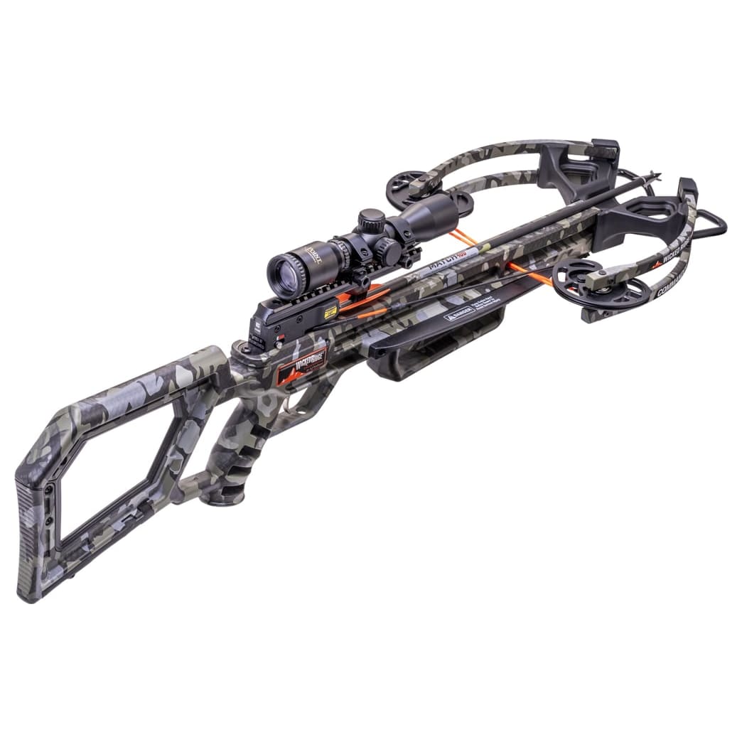 Wicked Ridge Commander M1 Peak Camo Crossbow w/Rope Sled &amp; Multi-Line Scope WR24003-9534 - Light Marks, Damaged Box USED7760