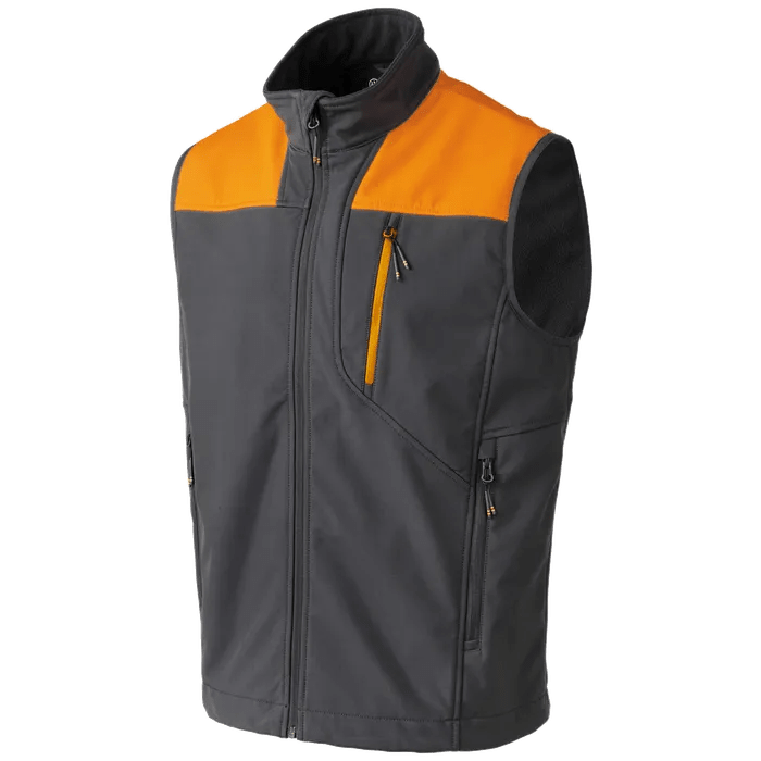 Beretta Daybreak Softshell Vest Charcoal/Blaze Orange GU405T2447096A