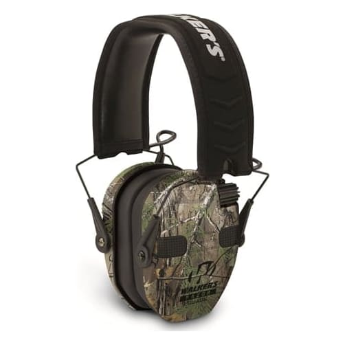 Walker's Razor Slim Electronic Quad Realtree XTRA Electronic Ear Ear Muffs GWP-RSEQM-CMO
