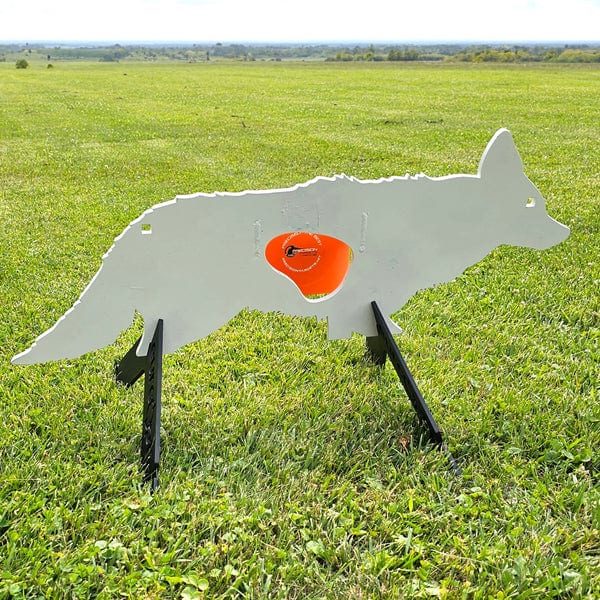 Precision Targets 36"x13"x1/2" Life-Size Coyote w/Reactive Vitals 36X13X1-2-LSCRV