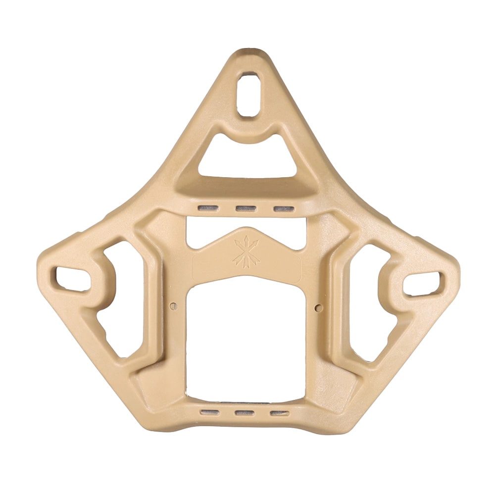 Unity Tactical SUMMIT 3-Hole NVG Shroud, Desert Tan HLM-SH-UT-TN