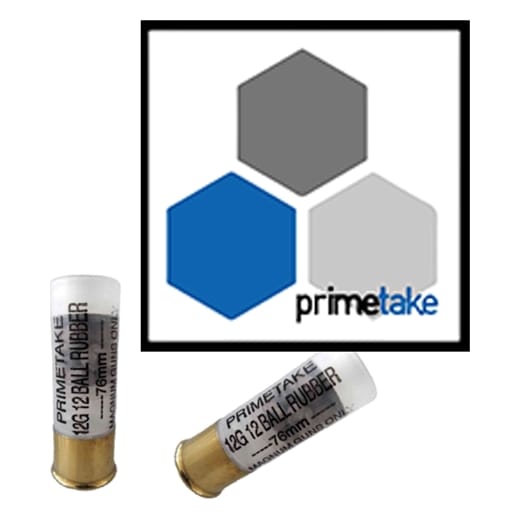 Primetake 12G 12 x 8mm Rubber Ball Round (25) PT3523