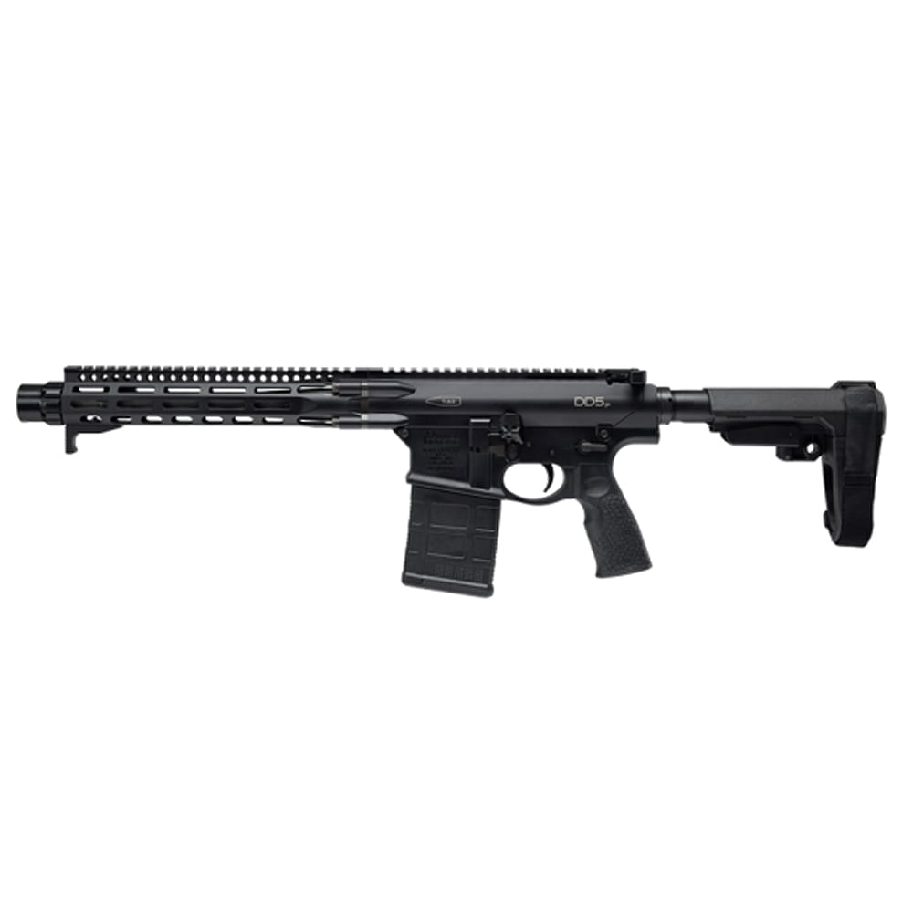 Daniel Defense DD5P 7.62x51mm NATO 12.25" 1:10" S2W Bbl 10.5 M-LOK FF Rail Enhanced Trigger Stainless Steel BLK AR Pistol 02-088-30157-047