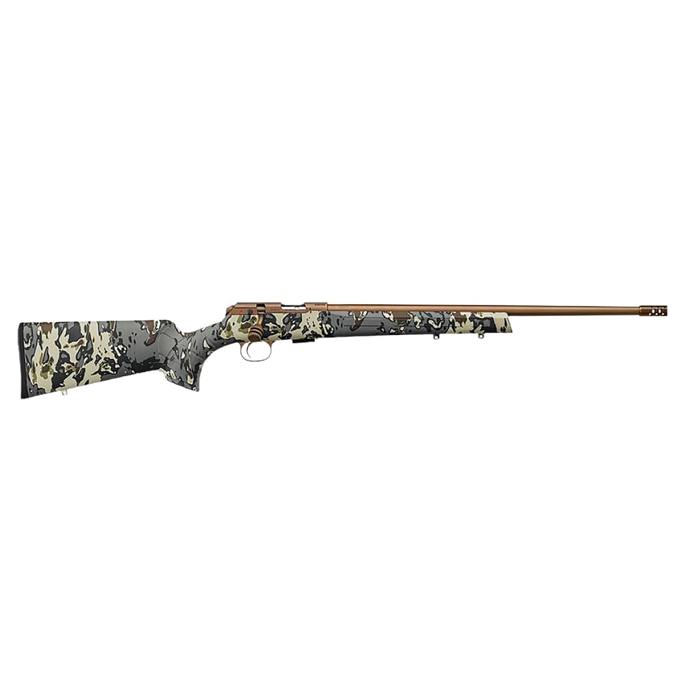 CZ-USA 457 American Hunter .22 LR 20" 1/2x28 Bronze PVD Bbl 5rd Veil Camo Rifle 02322
