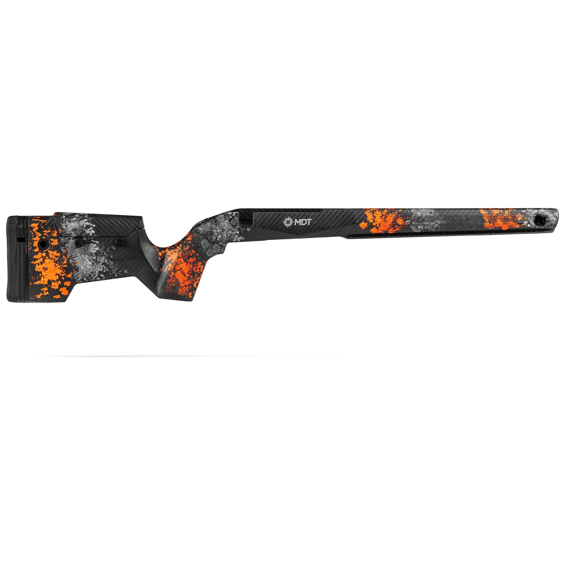 MDT CRBN Remington 700 Long Action RH Fixed ARCA Hunter Orange &amp; Grey Rifle Stock 109804-HOG