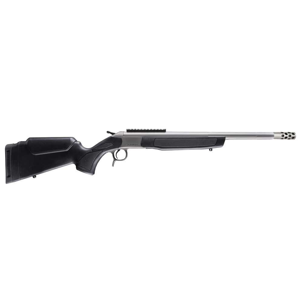 CVA Centerfire Scout SS TD .300 Blackout 16.5" 1:8" 5/8x24 Bbl Stainless Steel/Black Rifle w/Omni Brake & 0 MOA Pic Rail CR4446S