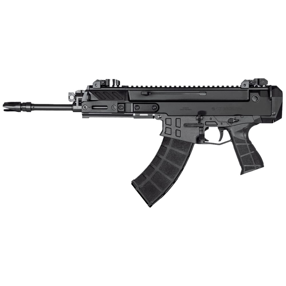 CZ Bren 2 MS 7.62x39 30rd 9" 5/8x24 Bbl Pistol w/Ambi Mag Relesae/Manual Safety, Iron Flip-Up Sights, SB Tactical Brace 91463