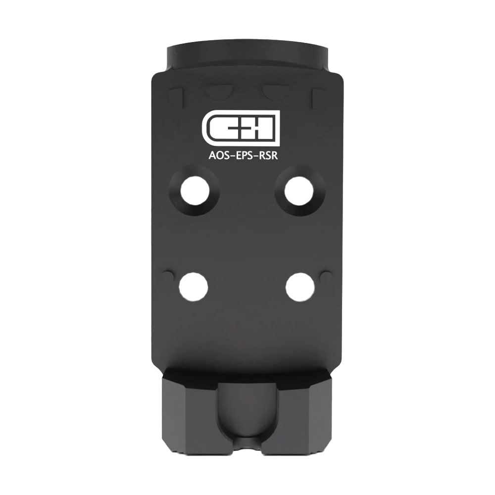C&amp;H Precision Agency Optic System Cut Plate For Holosun EPS/EPS Carry w/ Integrated Rear Sight AOS-EPS-RSR