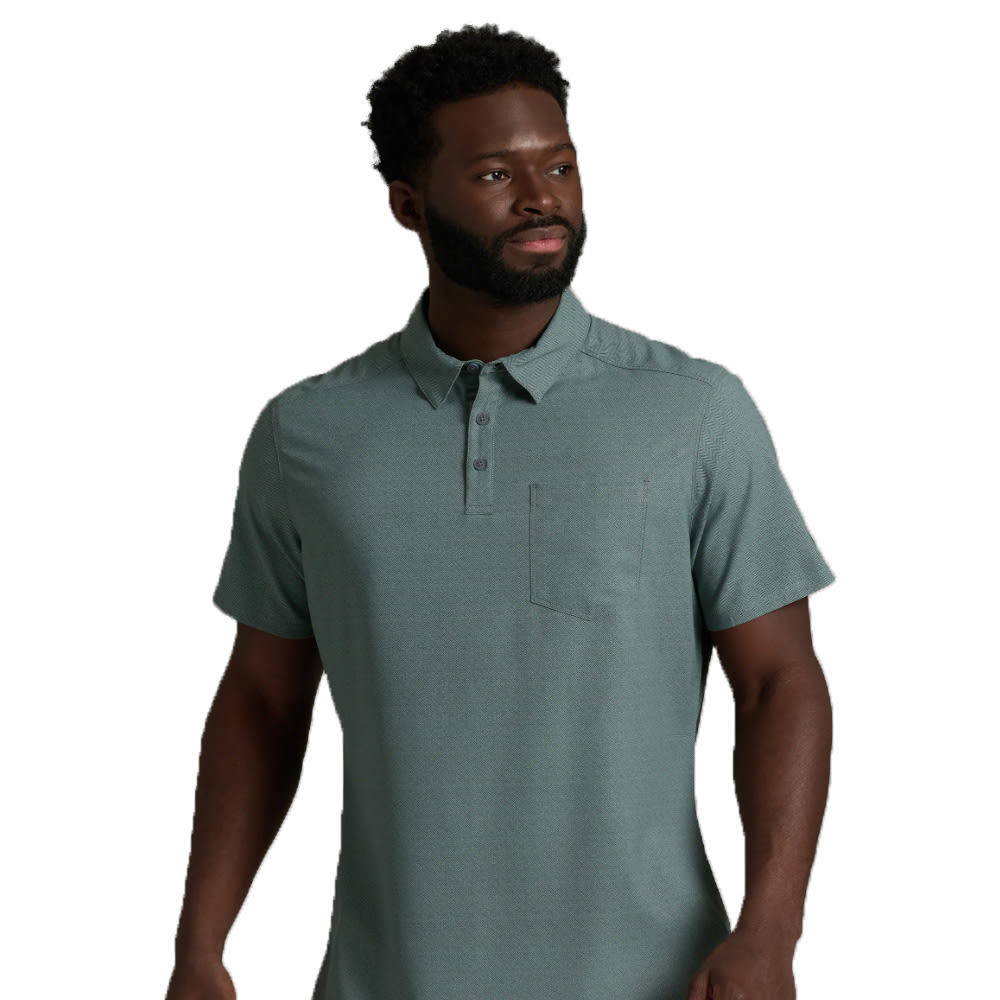 Kuhl Persuadr Polo Short Sleeve Titanium Men's 7538-TIAN-M