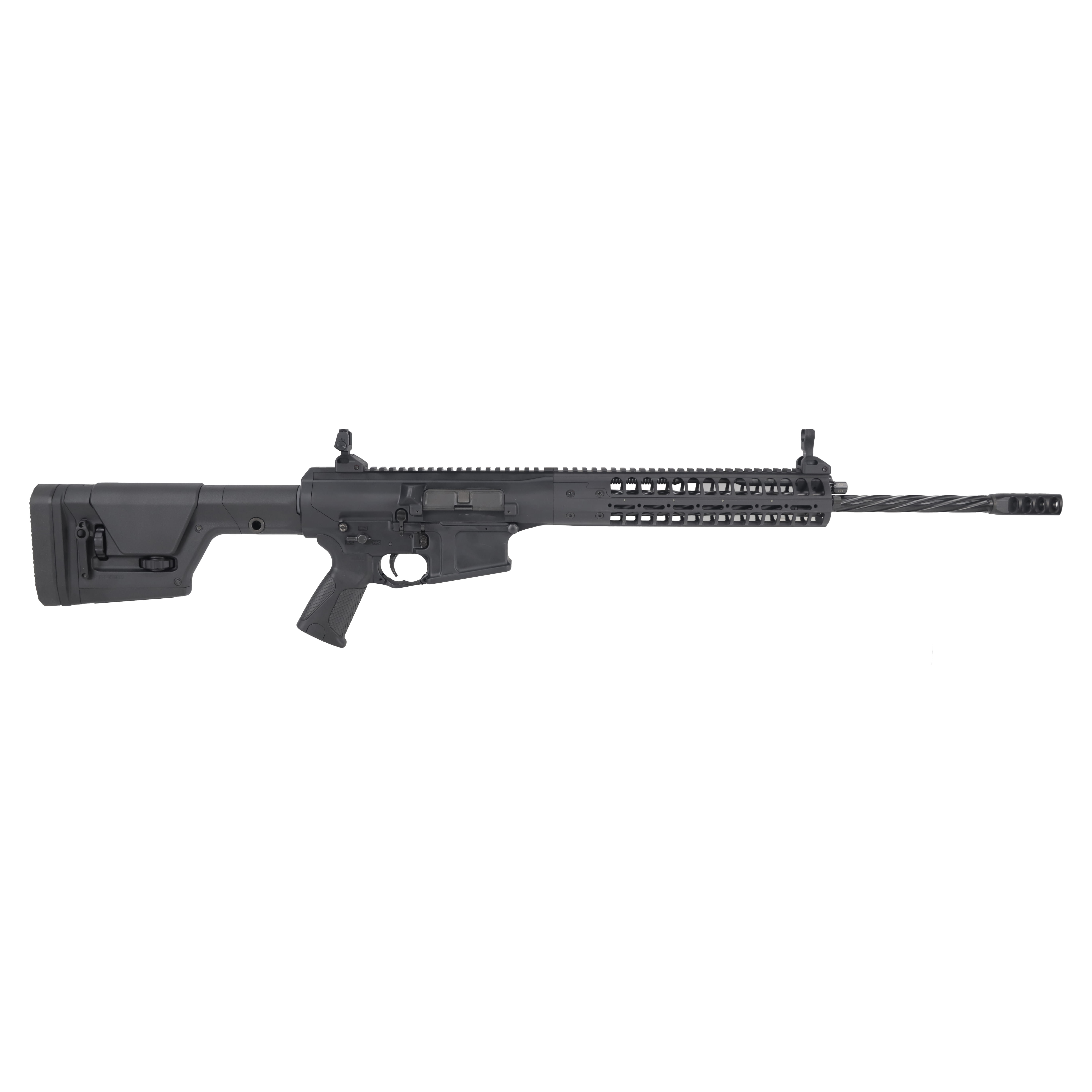 LWRC REPR MKII 7.62mm NATO 20" 1:10" 5/8x24 Spiral Fluted Bbl Black CA Compliant Rifle REPRMKIIR7BF20SCCAC
