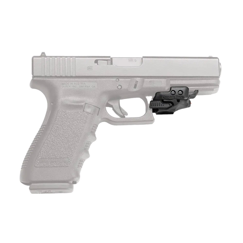 Crimson Trace Rail Master CMR-201 5mW Red Laser for Picatinny &amp; Glock Rails, Ambidextrous Controls Adjustable Windage/Elevation 01-3000226