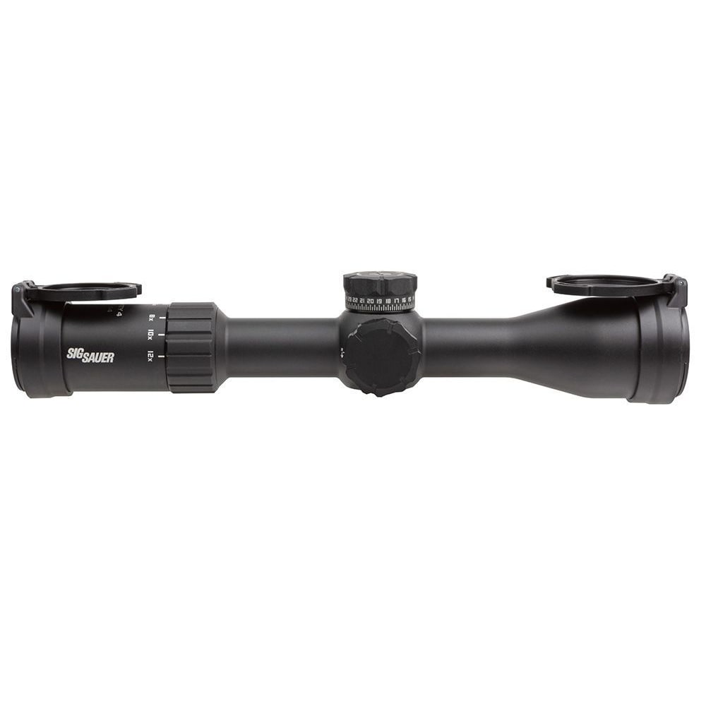 Sig Sauer WHISKEY4 3-12x44mm SFP BDC Riflescope w/Side Focus SOW43001