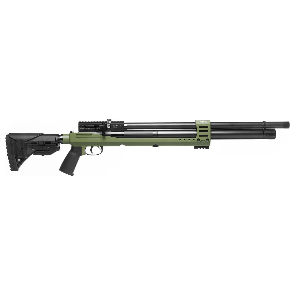 JTS Airacuda PRS MAX .30 Cal Aluminum Chassis Green PCP Air Rifle JAGPRSM30G