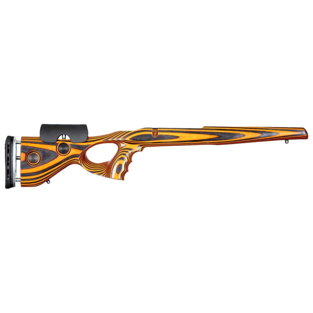 GRS Remington 700 BDL Short Action Heavy Barrel Orange/Black Rifle Stock 106183