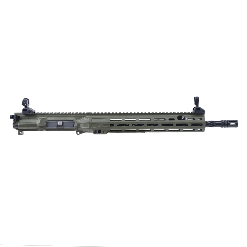 LWRC ICMKII 5.56mm 16" 1/7" 1/2x28 OD Green Upper ICMKIIU5ODG16