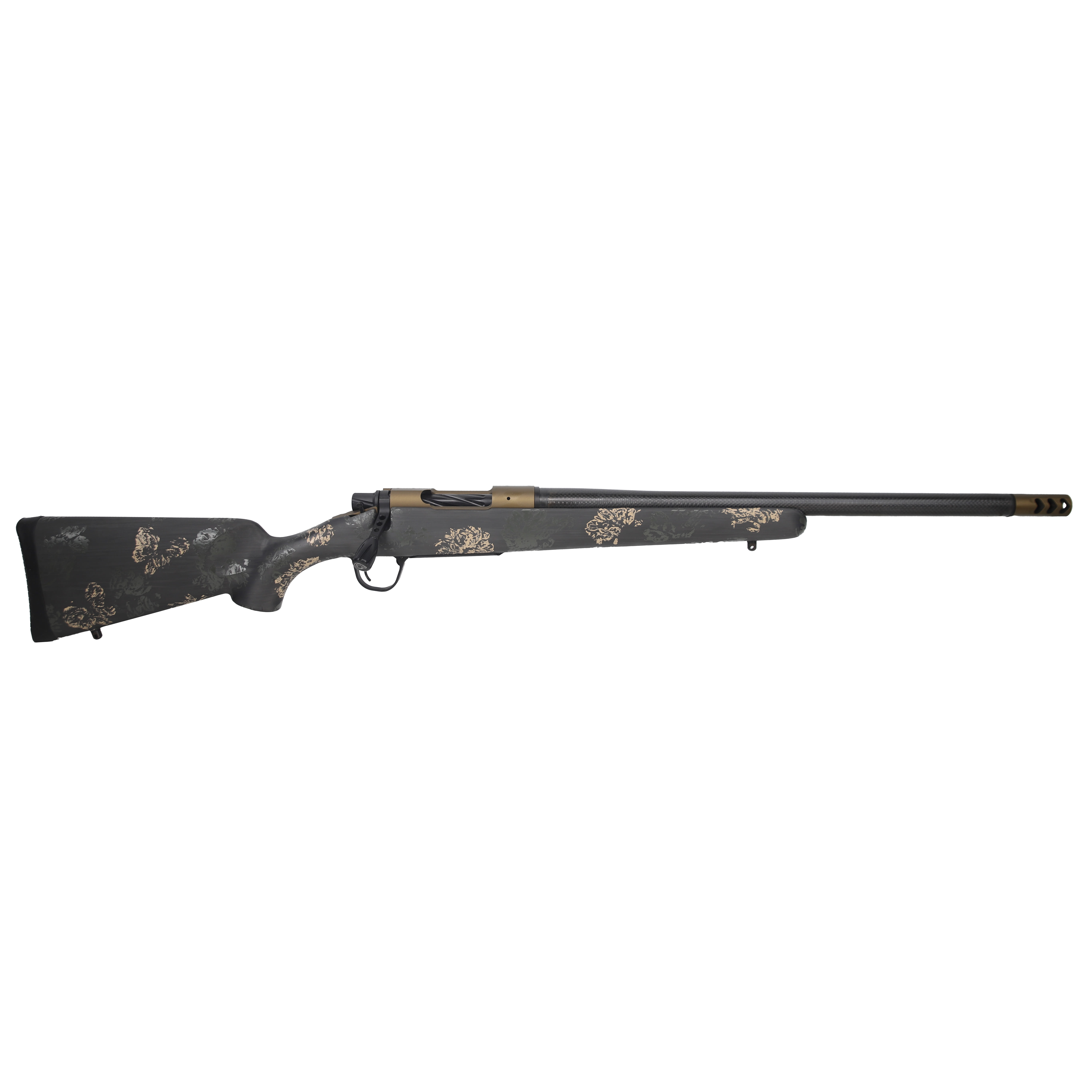 Christensen Arms Ridgeline .25 Creedmoor 20" 1:7.5 Carbon Fiber Bbl Carbon with Green &amp; Tan Sporter FFT Stock Bolt Action Rifle 801-060081-00