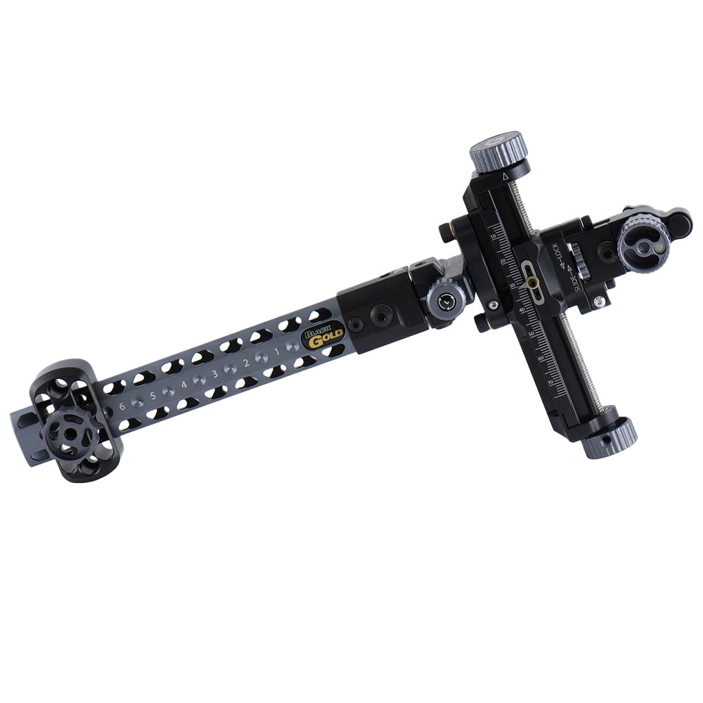 Black Gold Competition 2A 6" WT Grey RH Competition Sight BGC2A6T-R