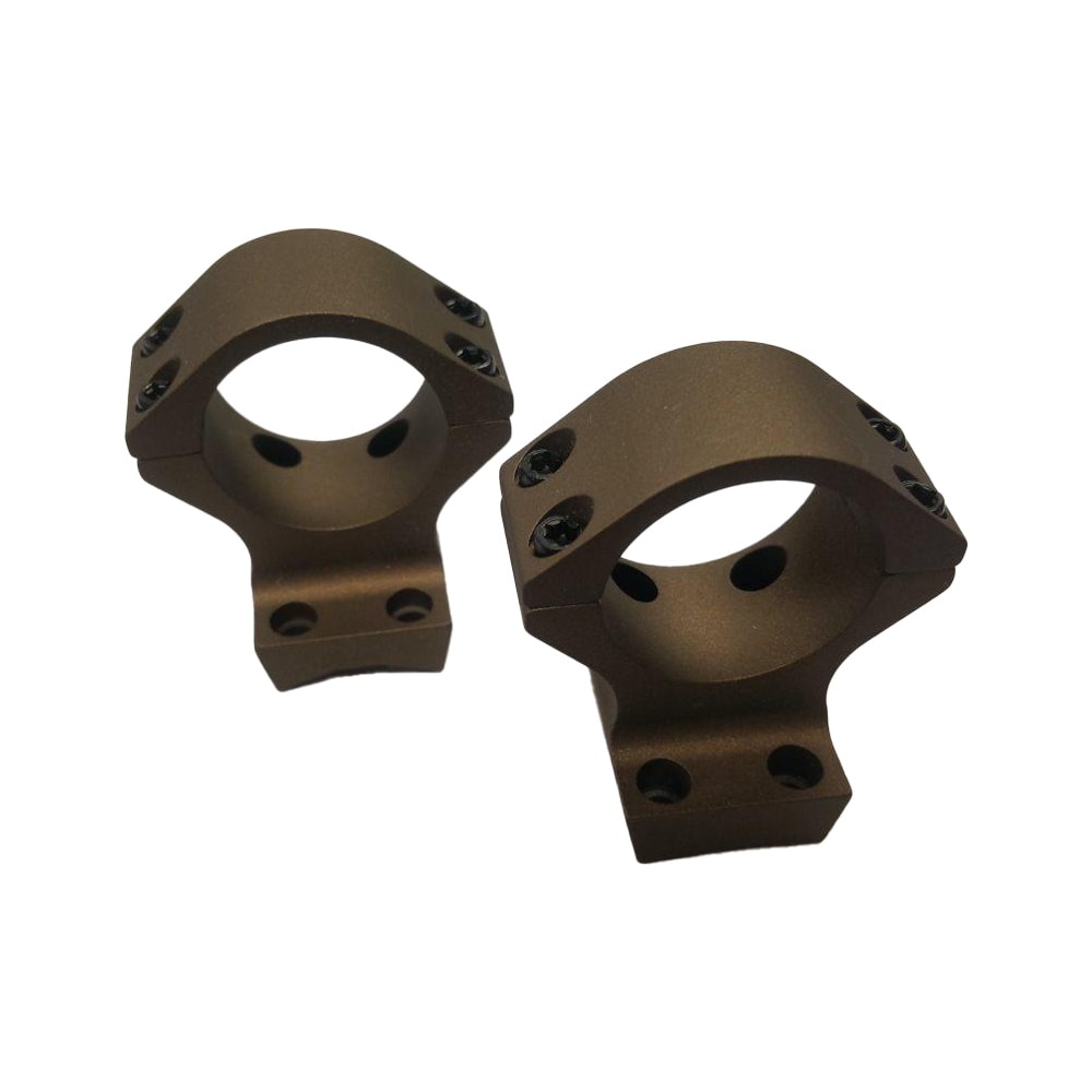 Talley Manufacturing 30mm Browning X-Bolt (20 MOA, Short/Super Short Action) (Med) (Burnt Bronze) Alloy Lt. Wt. Ring Base Combo HC740735SM