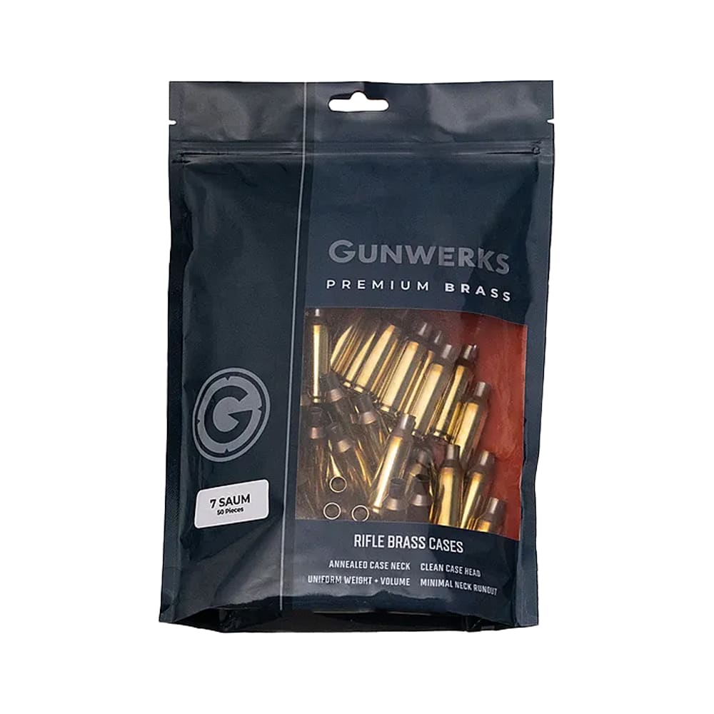 Gunwerks .300 Winchester Mag Unprimed Brass Casings (50/Box) AY-F3085G-50