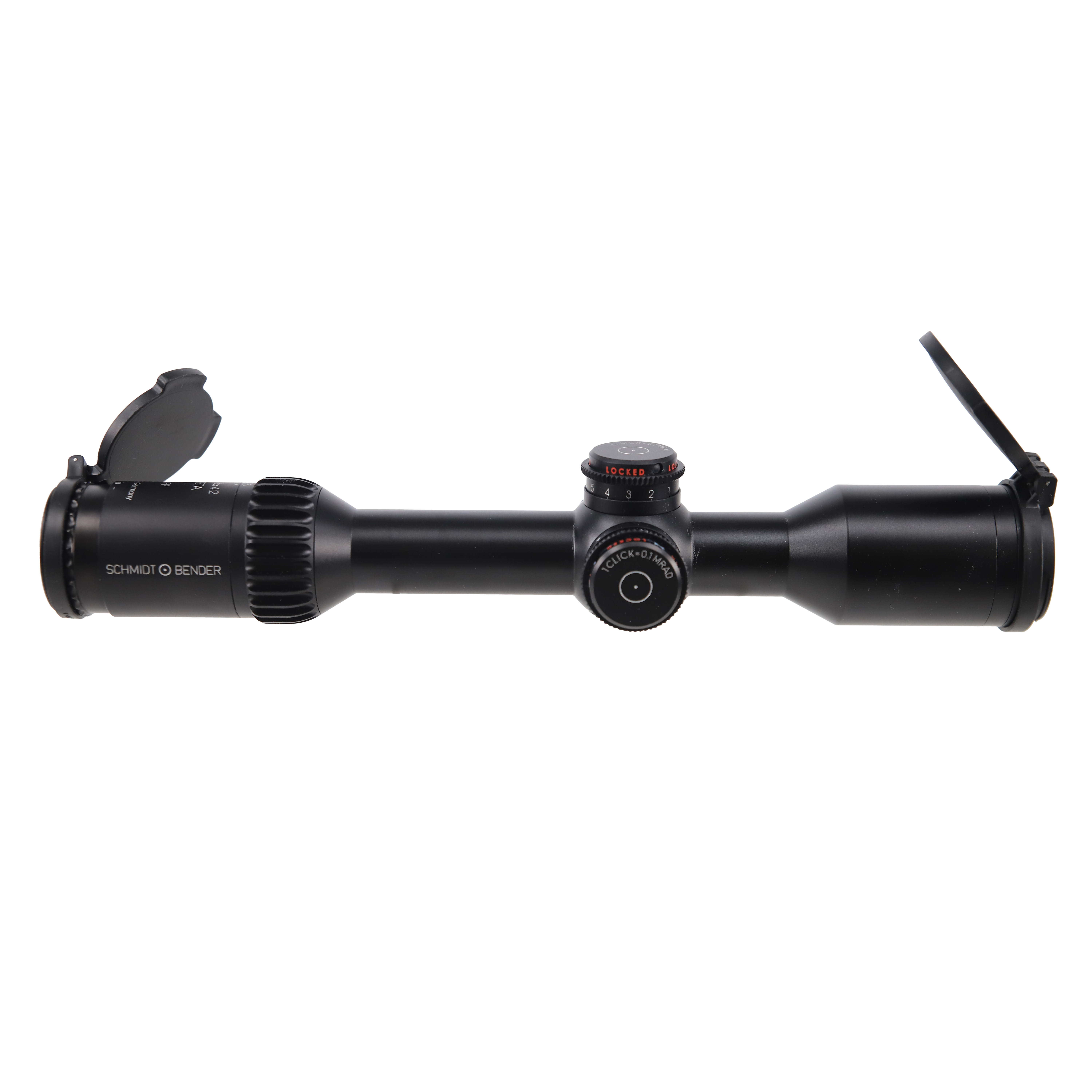 Schmidt Bender 3-18x42mm META US FFP SBX-S 0.1 mrad ccw ST LT/ ST ZC LT Riflescope 158-811-34F-K2-H2B03