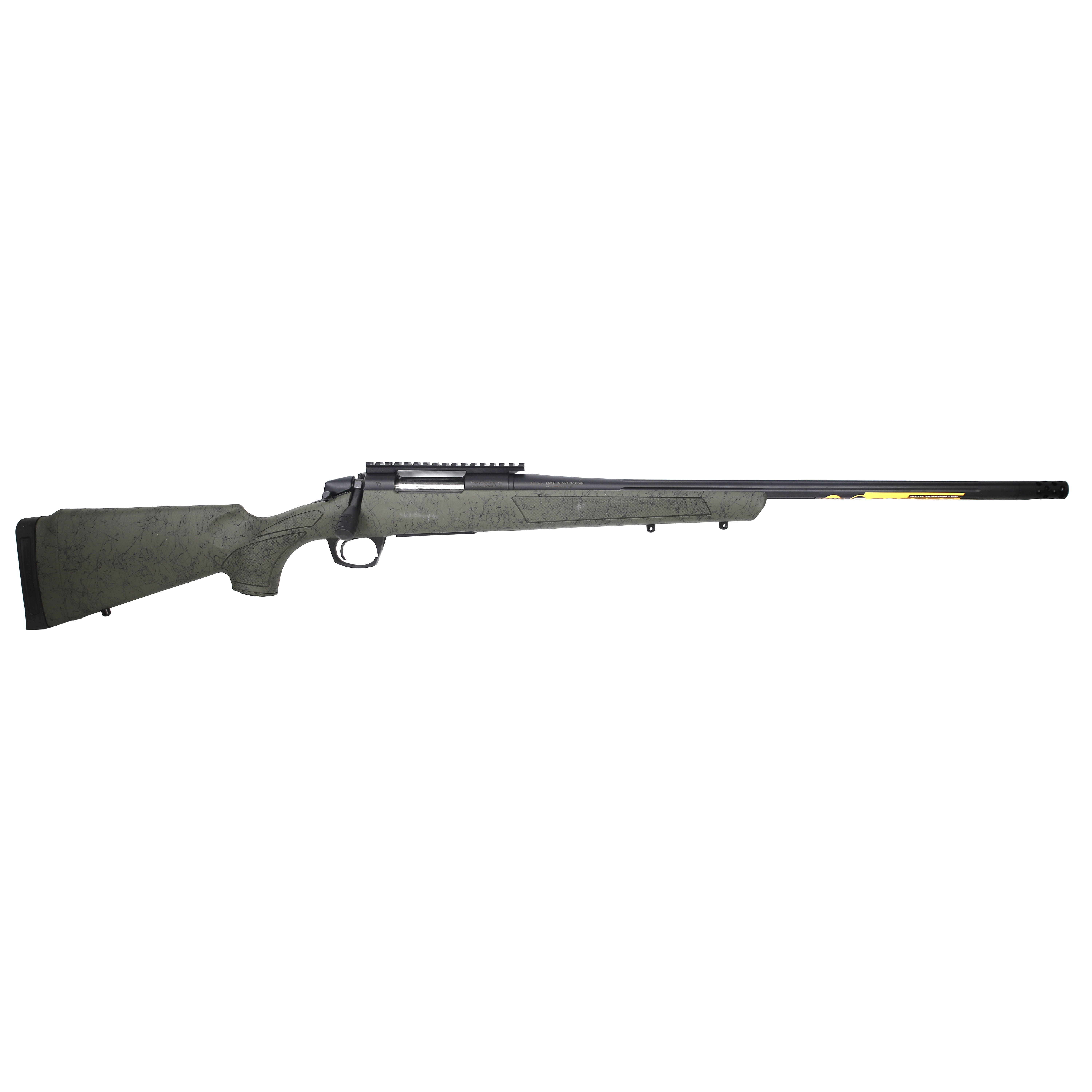 CVA Centerfire Cascade XT .243 Win 22" 1:10" 5/8x24 Bbl Graphite Black/OD Green Rifle w/Omni Brake & 20 MOA Pic Rail CR3977G