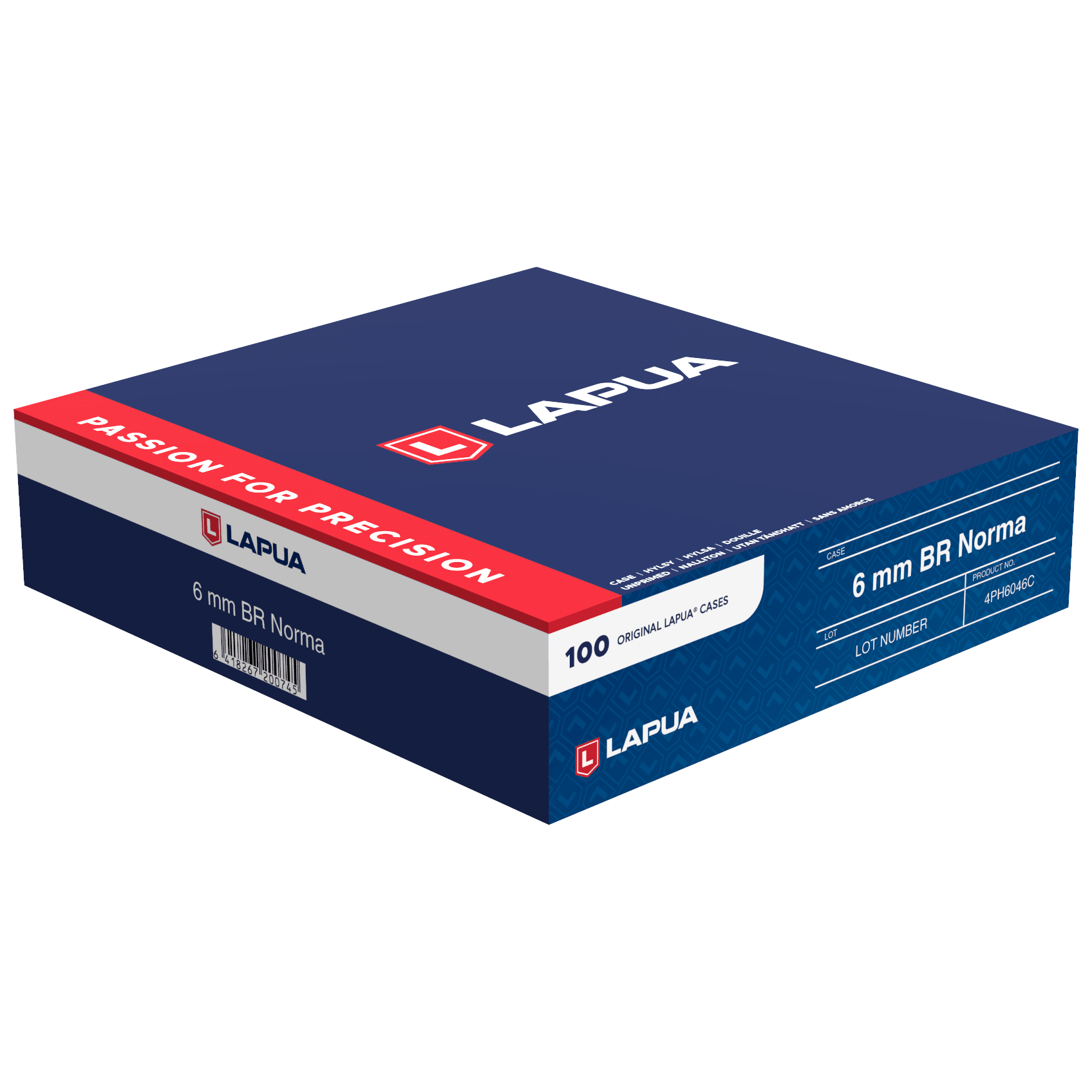 Lapua 6mm BR Norma Brass Box of 100 4PH6046C