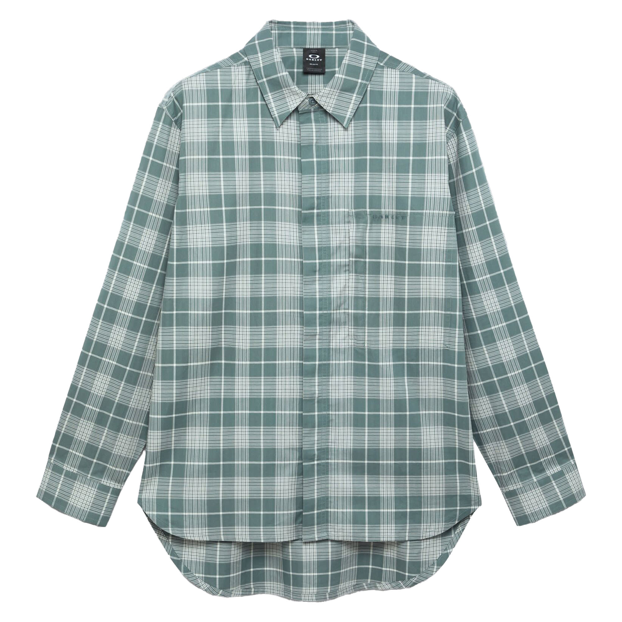 Oakley Oak Light Plaid Shirt Aviator Green Check XXL FOA407954-26I-XXL