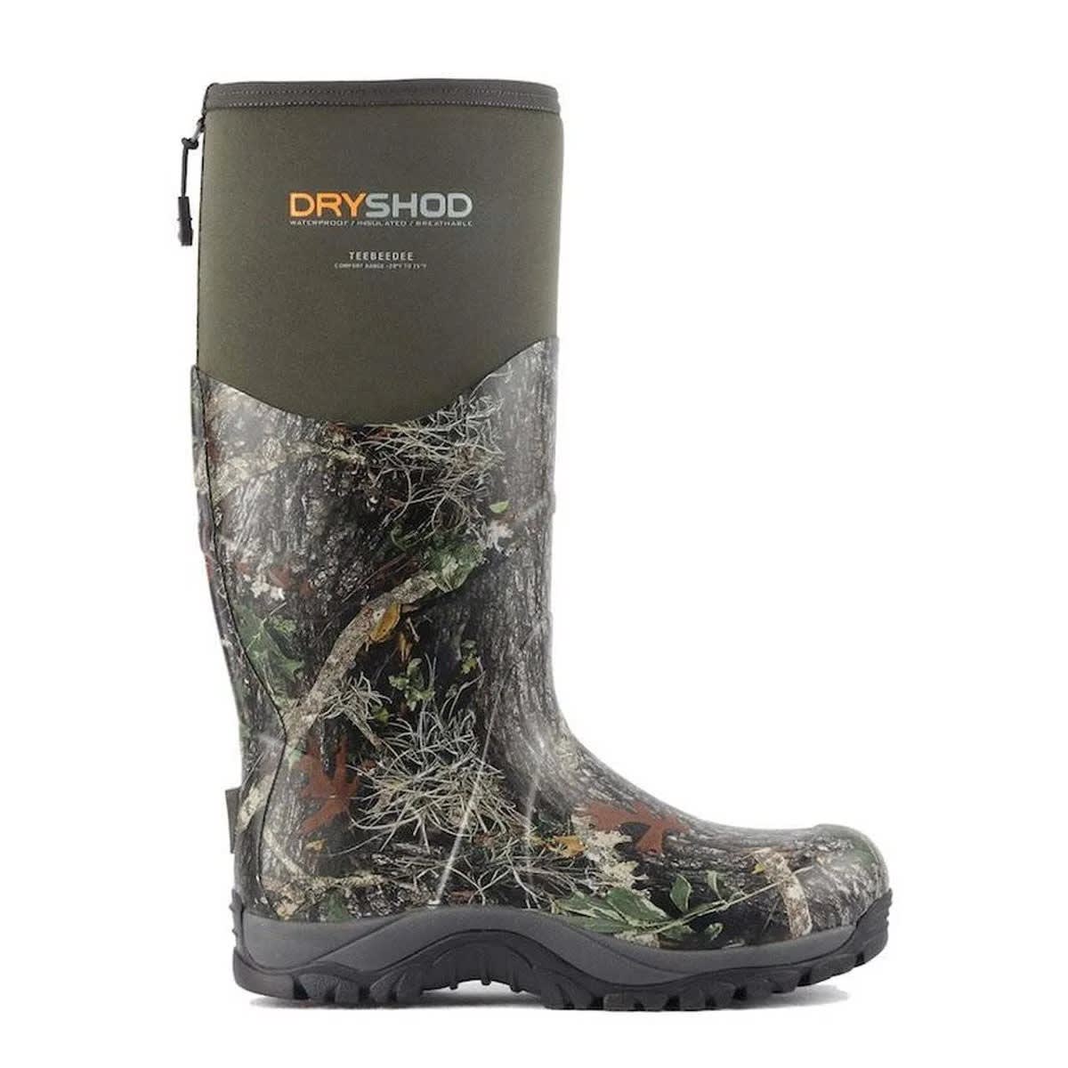 Dryshod TeeBeeDee Gusset Realtree Edge Women's Size 6 Boots TBDGWHRTEW06
