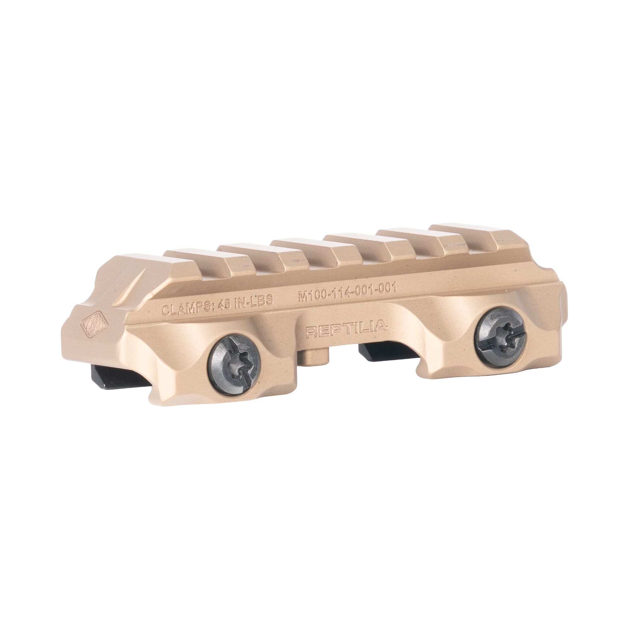 Reptilia RMU .625" 6 Slot FDE Picatinny Rail Mount 100-386