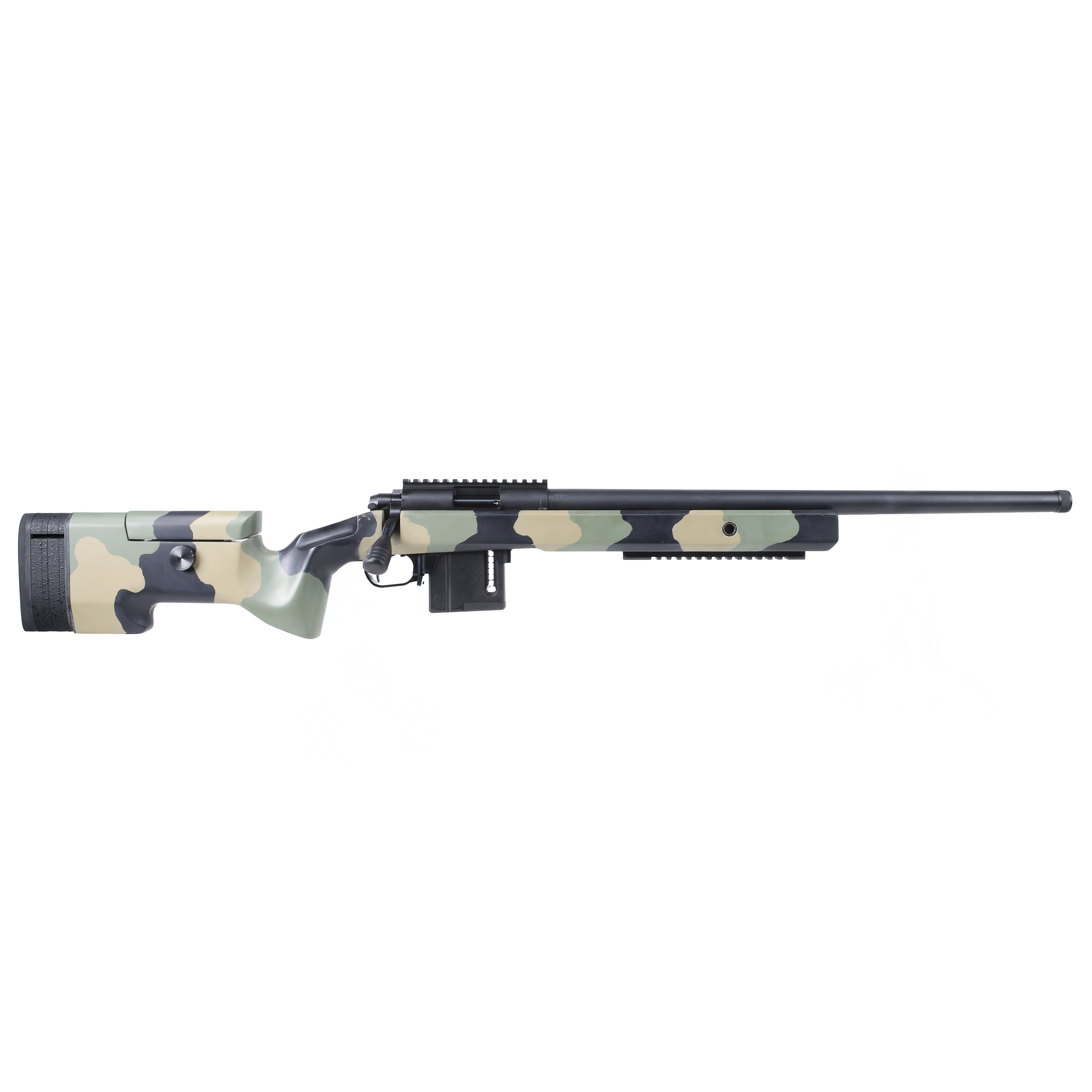 Vudoo Gun Works Gen2 McMillan U-1 22" Bbl Bart MTU 1/2-28 20MOA TT 510 v2 Elite Hunter M5 DBM Rem SA Bot Thin Curv Shoe RAV-V22-RH-BLK-22TBS-U1-VCAM