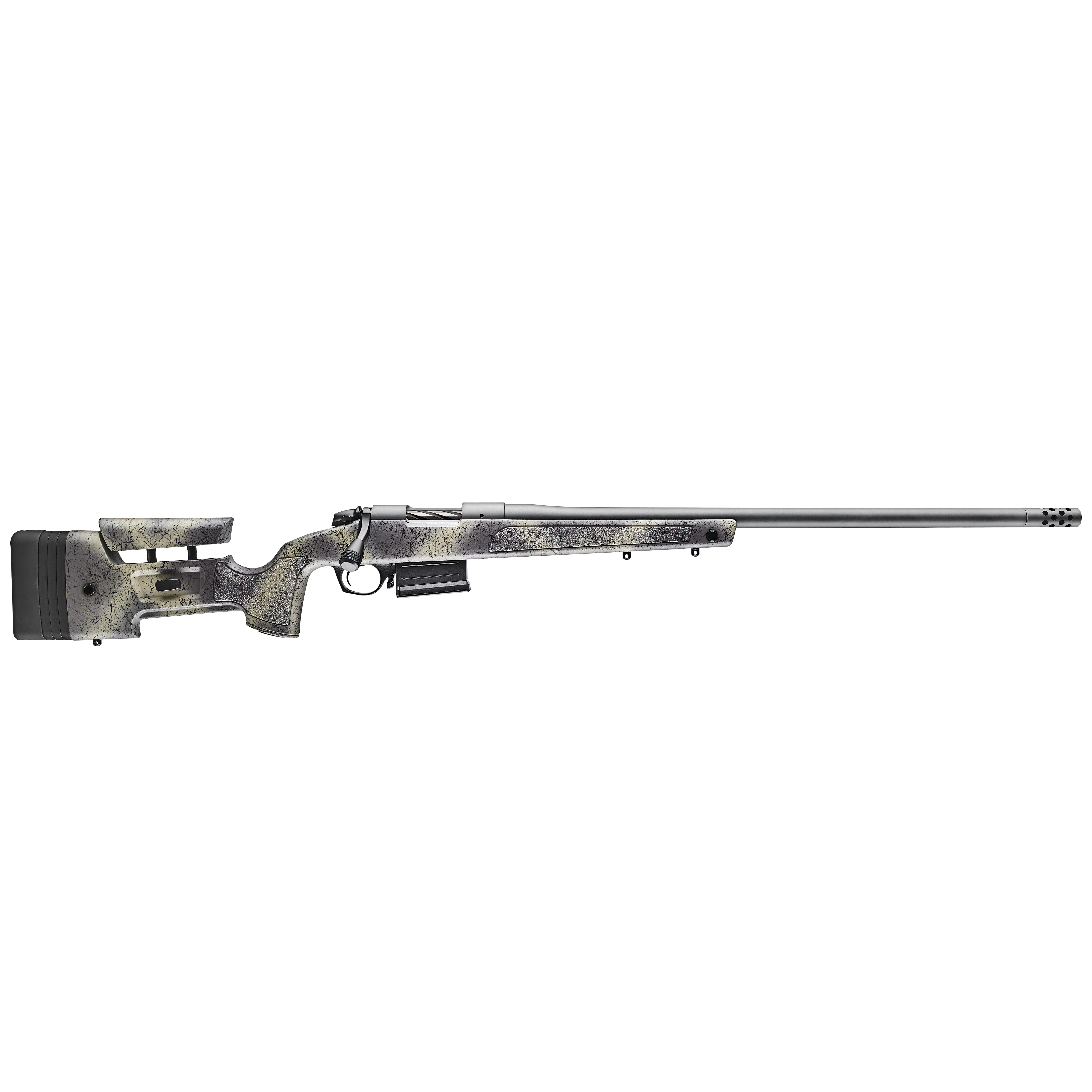 Bergara HMR "Wilderness" .25 Creedmoor 24" Bbl Omni Muzzlebrake &amp; Fluted Bolt HMR Molded w/Mini-Chassis Stock Rifle B14S3815