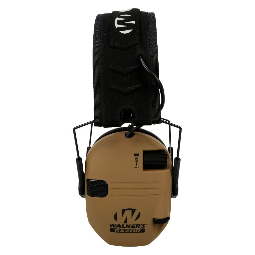 Walker's Razor Slim Electronic Muff Battle Brown Electronic Ear Ear Muffs GWP-RSEM-BB