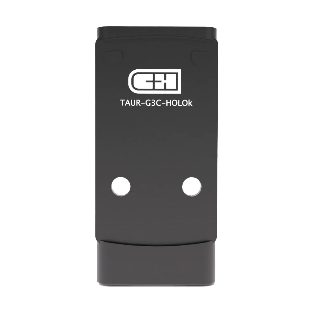 C&amp;H Precision Taurus G3C Plate For Holosun (407K/507K) Trijicon RMSC, Vortex (Ccw/Ed/EDC Enclosed) &amp; Olight Osight S TAUR-G3C-HOLOk