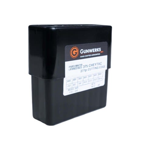 Gunwerks .375 Cheytac Cutting Edge 377gr Precision Lead Free Ammunition AY-M6720