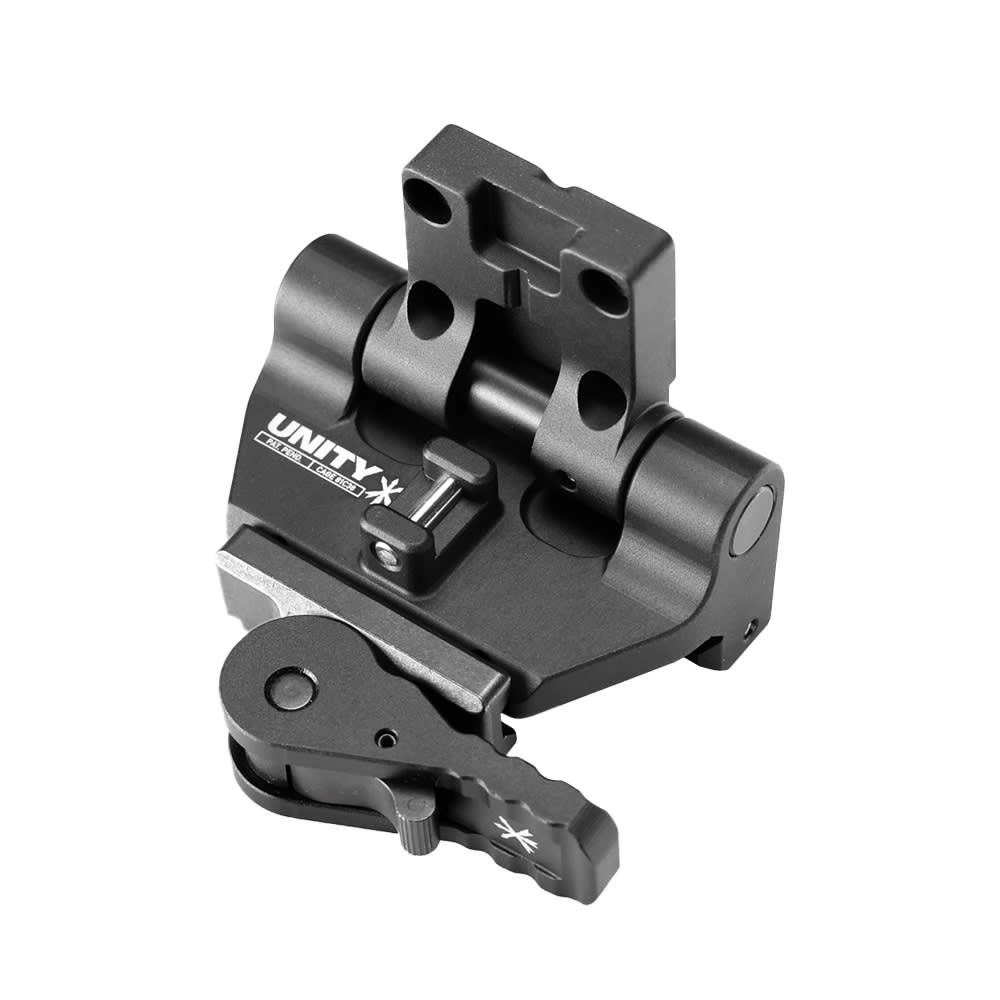 Unity Tactical Combat Thermal Mount for SkeetIRs, 1.54" Centerline, QD Lever, Allows Flip-to-Side, Black OM-TMSB