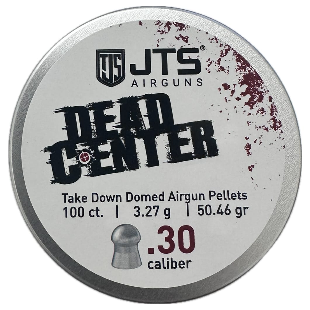 JTS Dead Center Precision .30 Cal 3.25g (50.15gr) Domed Pellets (100 ct) Bulk Package JAC134