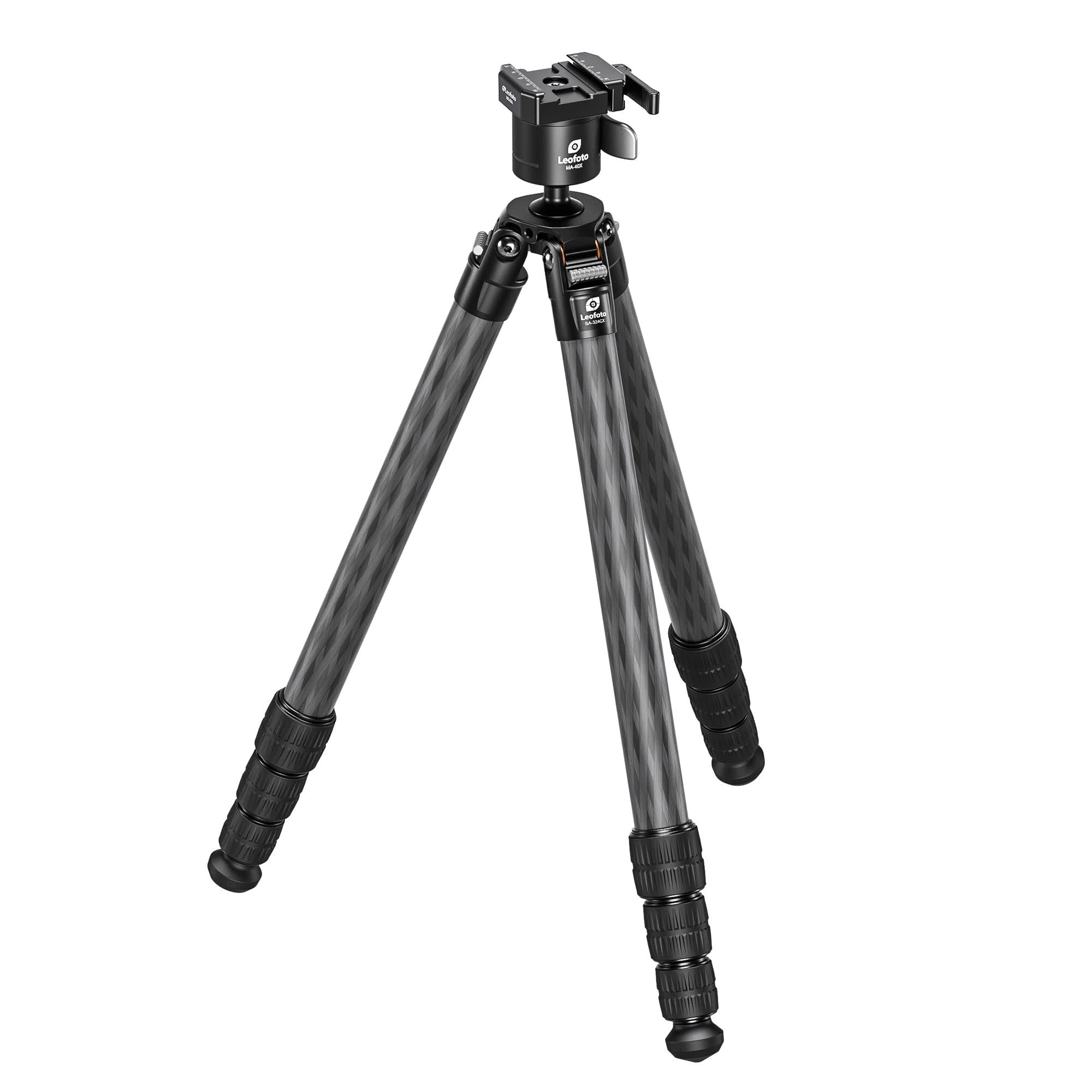 Leofoto SA-X SA-403CX Tripod w/Rosette, 3/8" Mounting Stud & MA-40X Lever-Release Rapid Lock Ball Head SA-403CX-MA-40X-ARCA