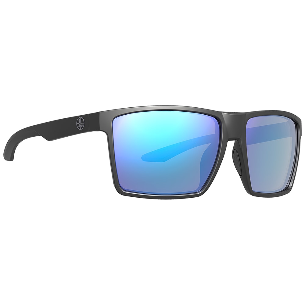 Leupold DeSoto Matte Black Performance Eyewear w/Blue Mirror Lenses 186738