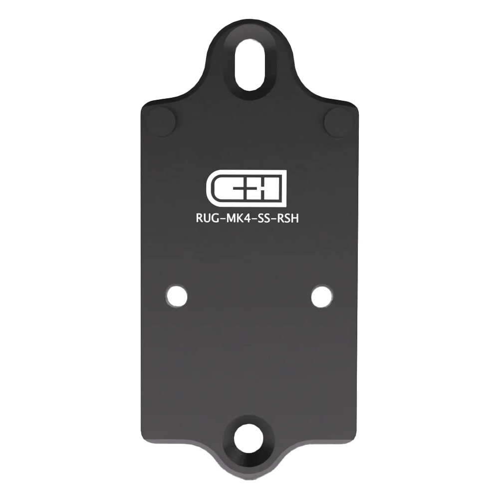 C&amp;H Precision Ruger Mk IV-Lite &amp; Silencer Shop Exclusive Plate For Trijicon (RMR/SRO) Holosun (407C/507C/507Comp/508T) C&amp;H (EDCXl/Comp) RUG-MK4-SS-RSH