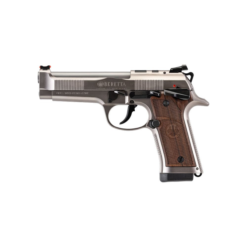 Beretta 92X Performance Defensive Classic Nistan Walnut Grips SS Barrel 9x19mm 4.6" Bbl SA/DA Pistol w/2 10 Mags SPEC0746A10
