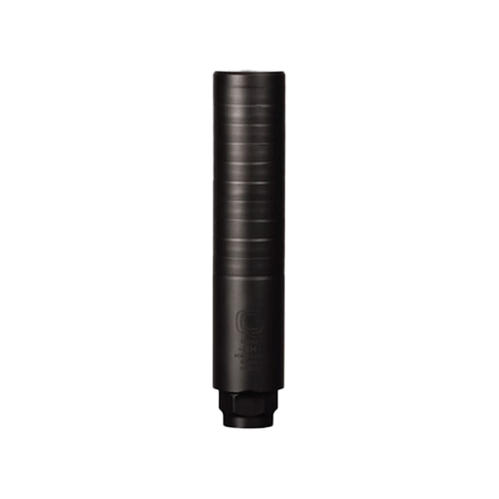Q, LLC. PorQ CHOP 8.6 BLK ODx8.6"x1.75" SS Quick Attach Melonite Silencer (NFA) w/Rearend Muzzle Device SIL-PC-QUICKIE-86-RE