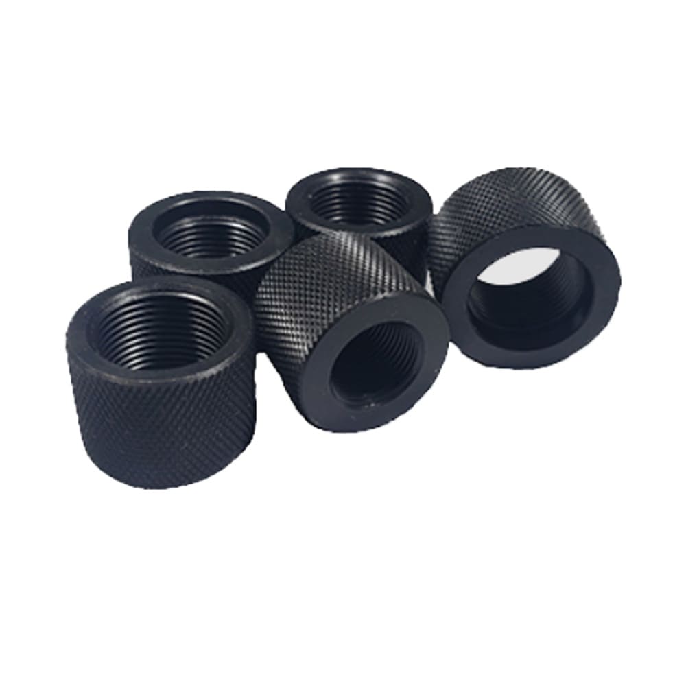 Hawkins Precision .975" 3/4-24 Knurled Melonite Finish Thread Protector 199-0975.2