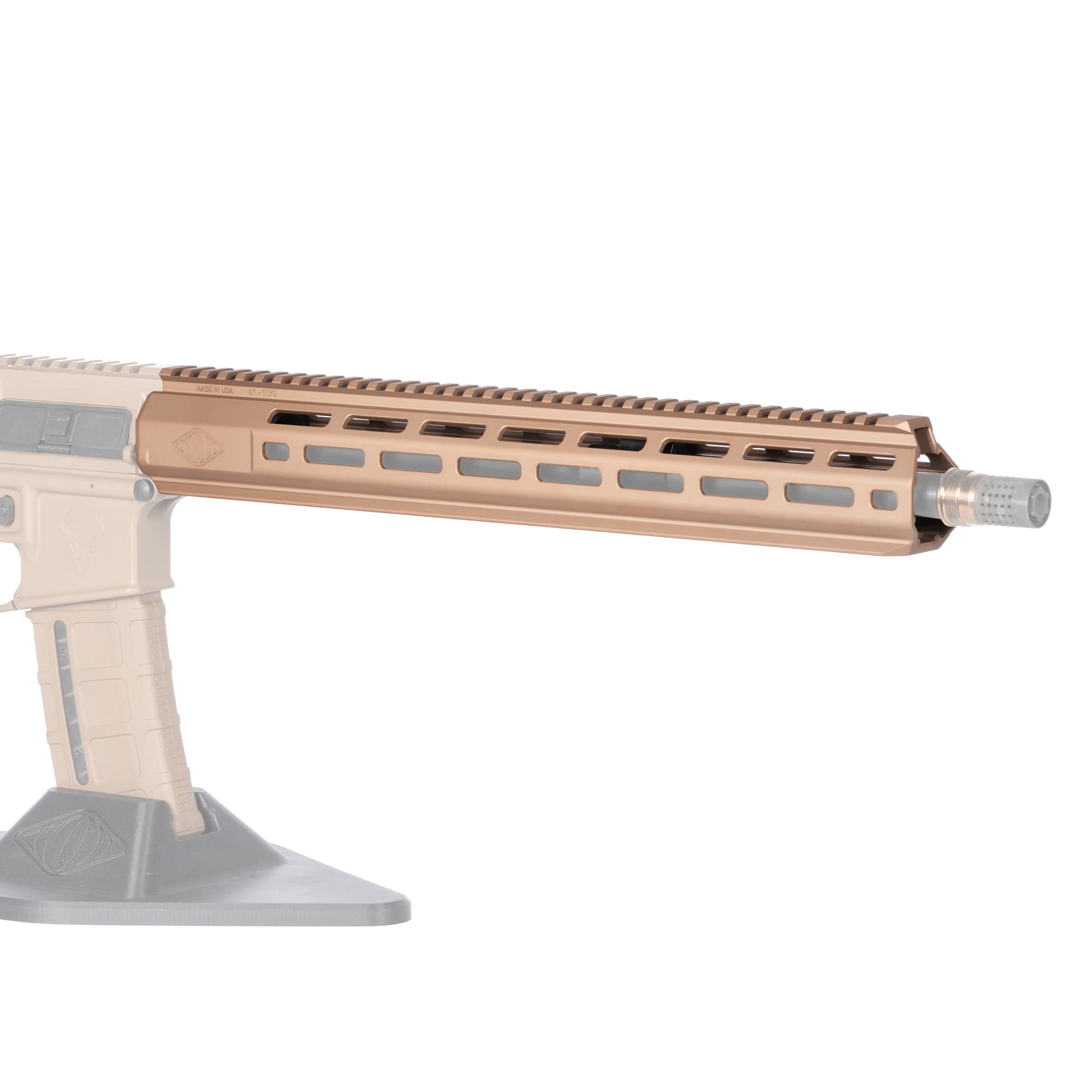 Reptilia 13" AR15 ARCA FDE Handguard 100-398