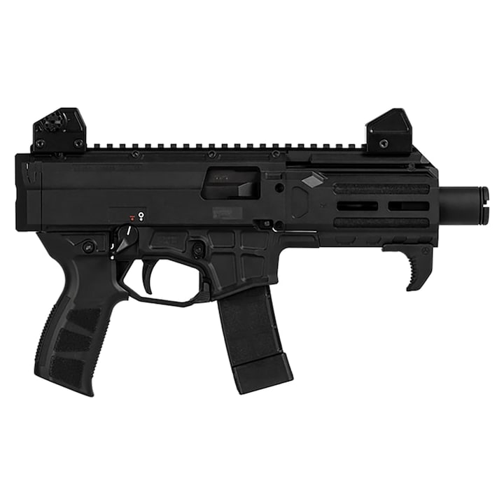 CZ Scorpion 3 Plus Micro 9mm 20rd 4.2" 1/2x28 Bbl Black SB Tactical Brace Pistol w/(5) Mags 91429