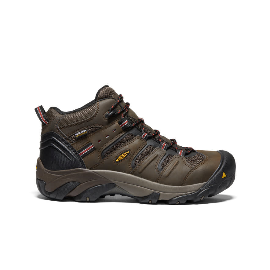 Keen Indus-Trail Lansing Mid WP Men's Cascade Brown/Brindle 9EE 1022098-9EE