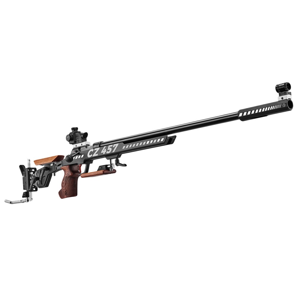 CZ 457 Target .22 LR Single Shot 26" Bbl Fully Adjustable Aluminum Chassis Stock Palm Rest Target Trigger Diopter Target Sight Kit Rimfire Rifle 2324