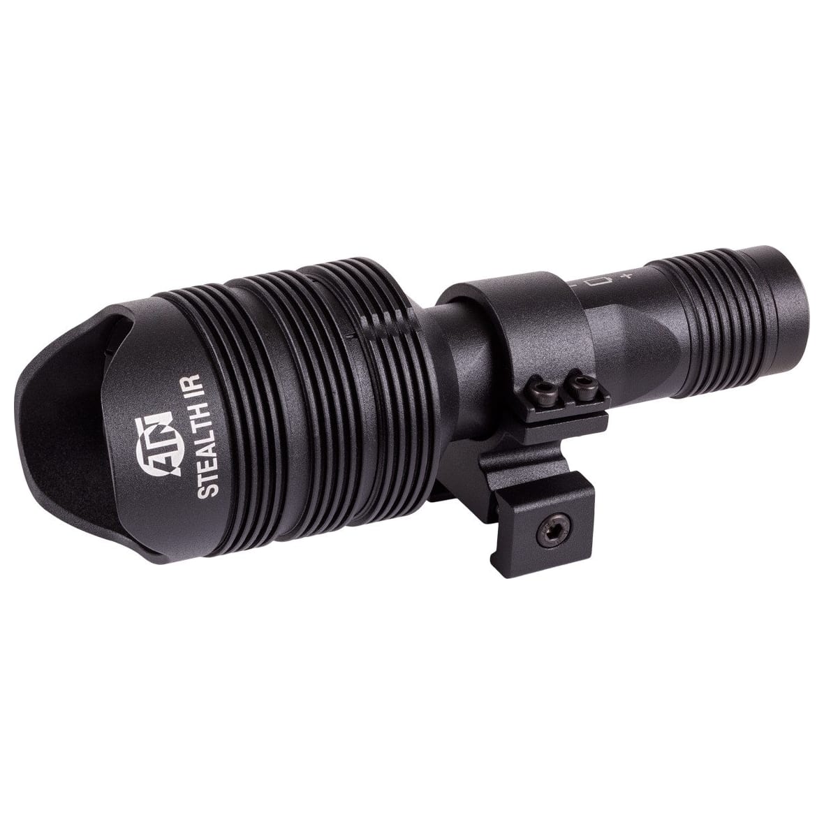ATN IR Illuminator Stealth 940nm Adjstable Power w/ Weaver-Picatinny Rail Mount for Binox 6 Binoculars ACBNB6IR940M