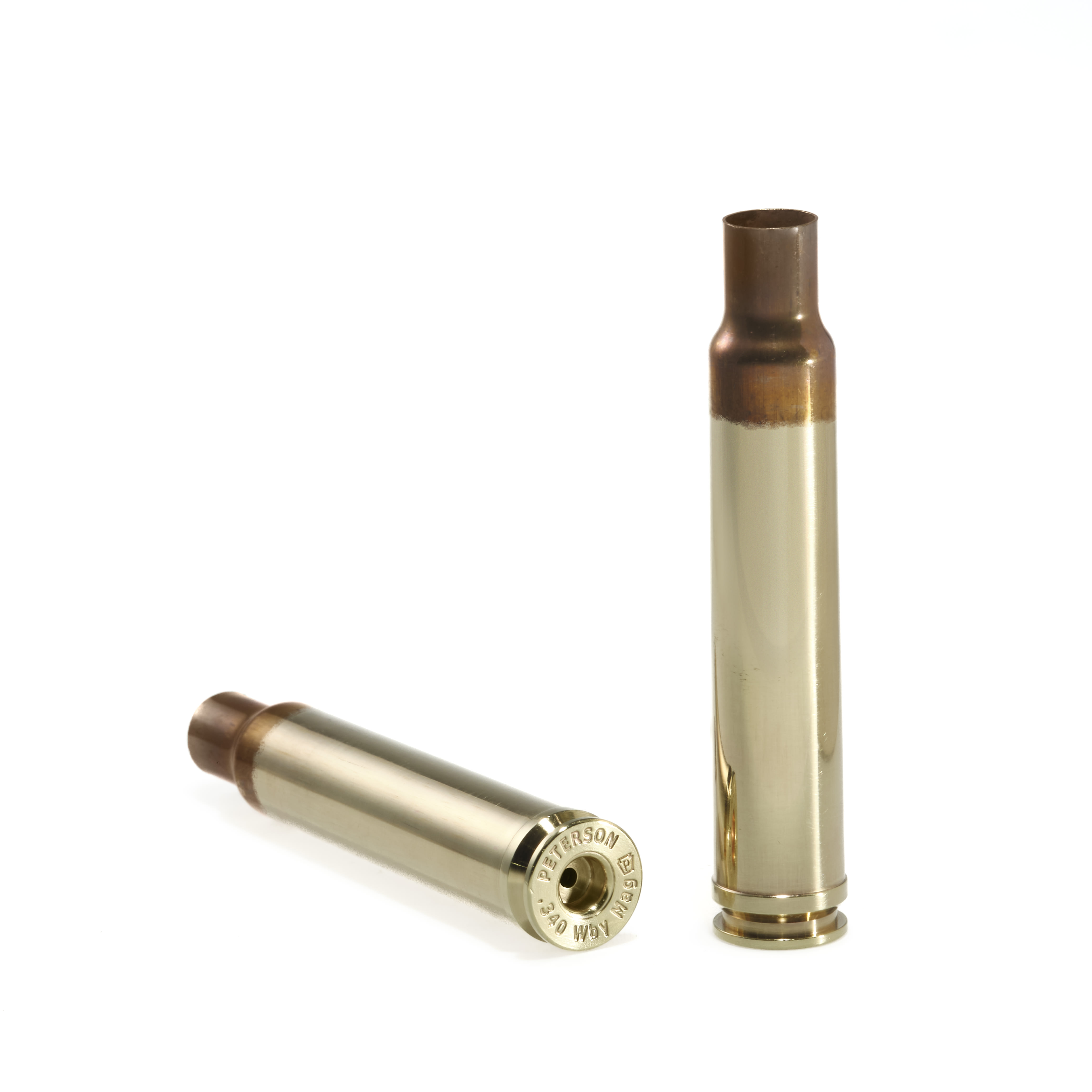 Peterson .340 Weatherby Magnum Brass Casings Bulk Box of 250rds 40068I
