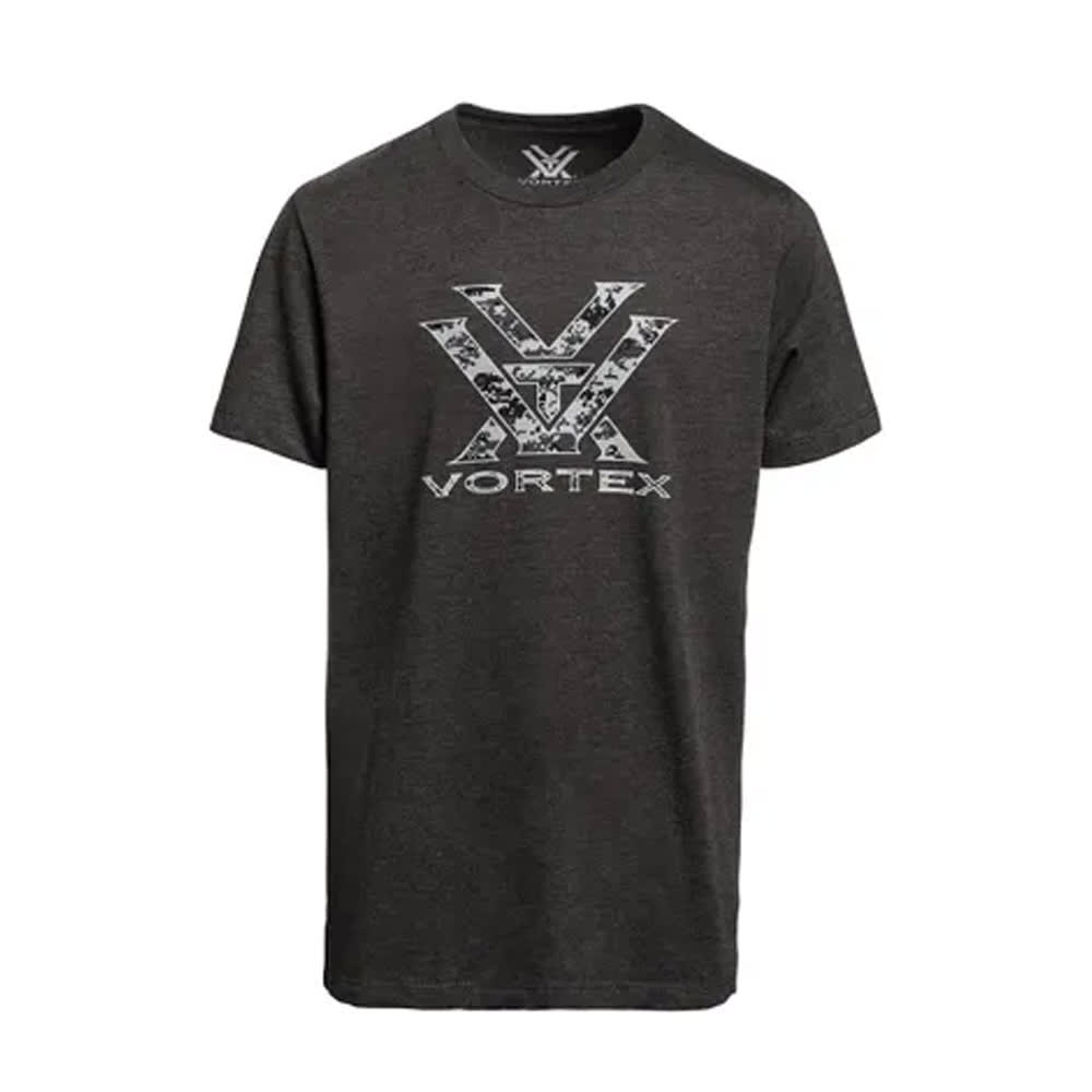Vortex Optics Camo Core Logo SS T-Shirt Charcoal Heather Youth 126-11-CHH