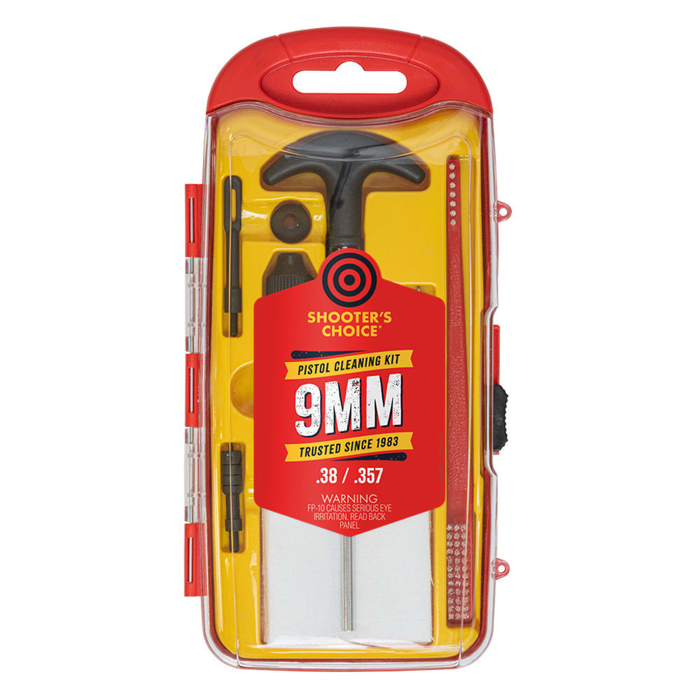 Shooter's Choice 9mm Pistol Cleaning Kit, Compact Design SHF-SRK-9MM